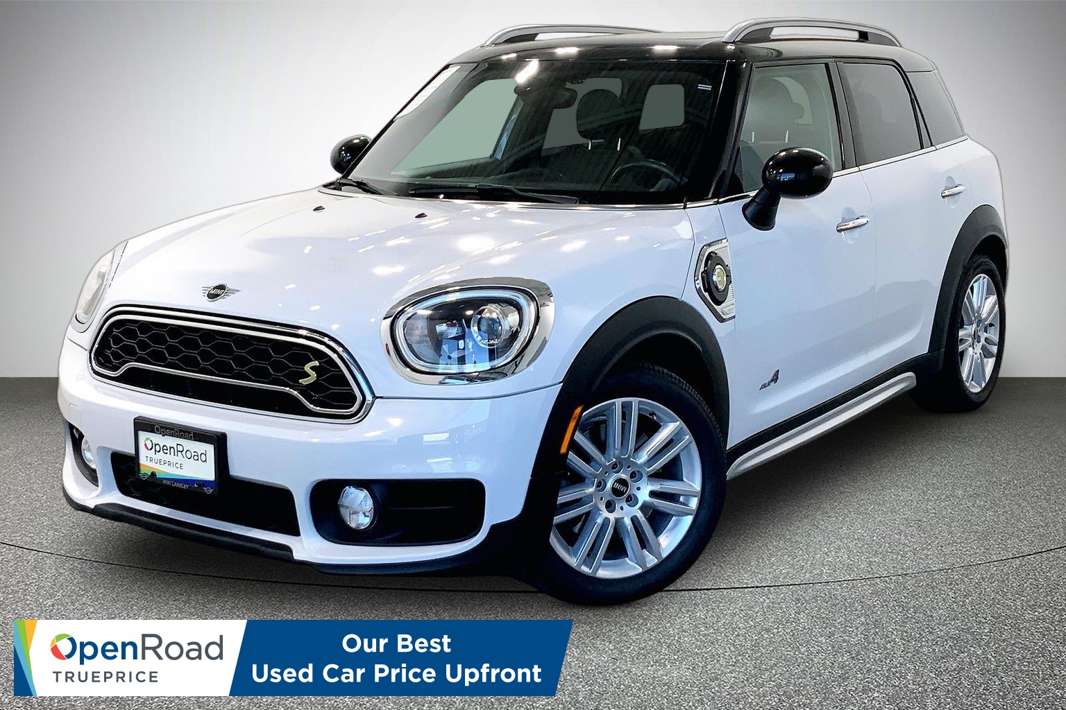 Light White 2019 MINI Countryman Hybrid Plug-in SUV / Crossover All-Wheel Drive Automatic