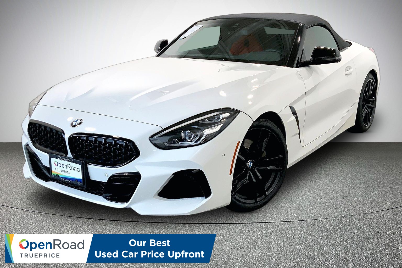 Alpine White Non-Metallic 2022 BMW Z4 Convertible Rear-Wheel Drive Automatic