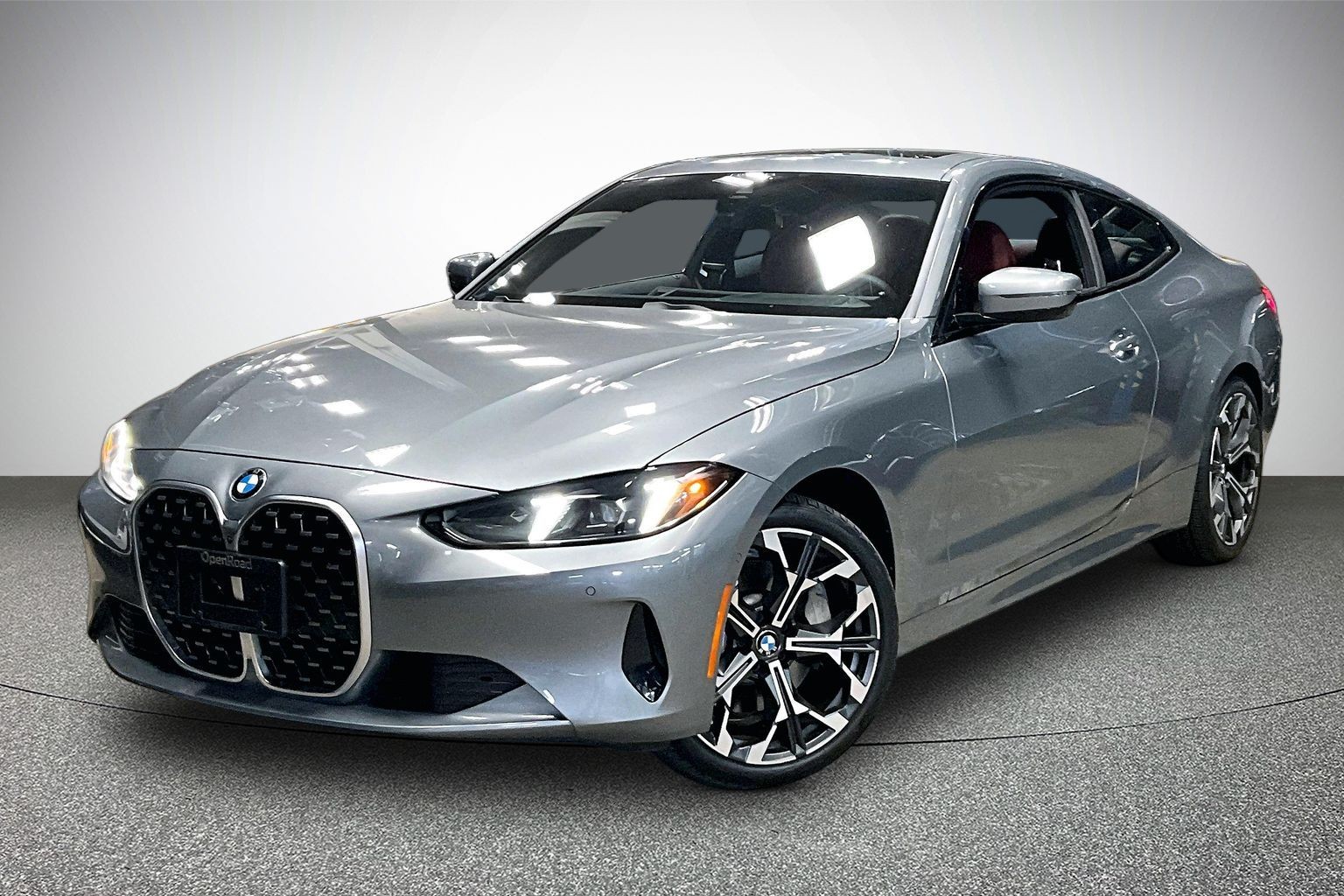 Gray (Skyscraper Grey Metallic) 2025 BMW 4 Series Coupe All-Wheel Drive Automatic
