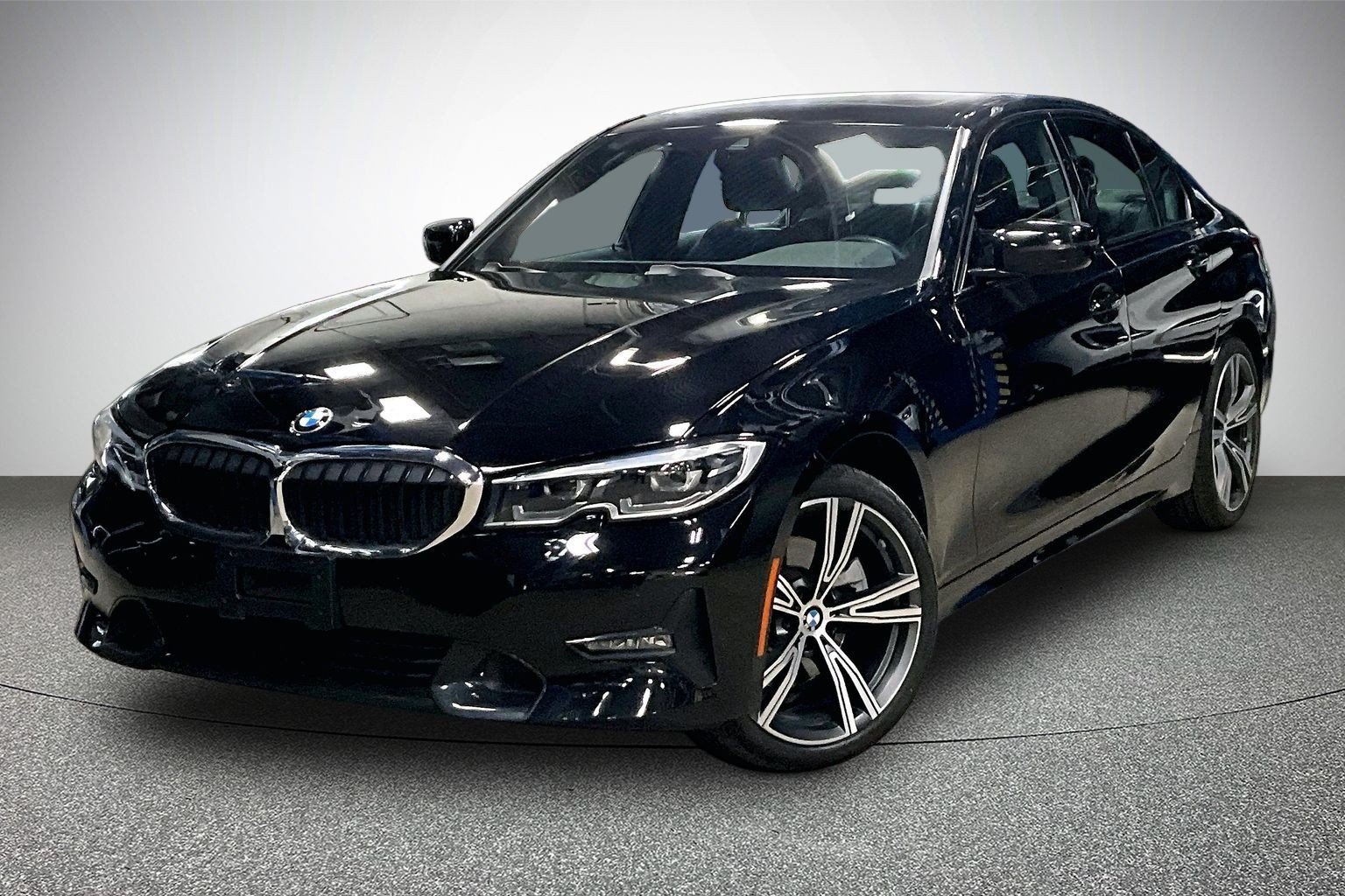 Jet Black Non-Metallic 2022 BMW 3 Series Sedan All-Wheel Drive Automatic