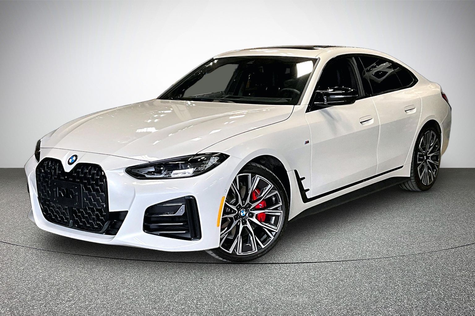 Mineral White 2024 BMW 4 Series M440i Gran Coupe xDrive Coupe All-Wheel Drive Automatic