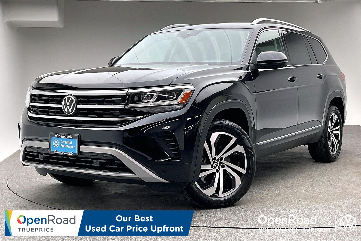 Deep Black Pearl 2023 Volkswagen Atlas SUV / Crossover Automatic