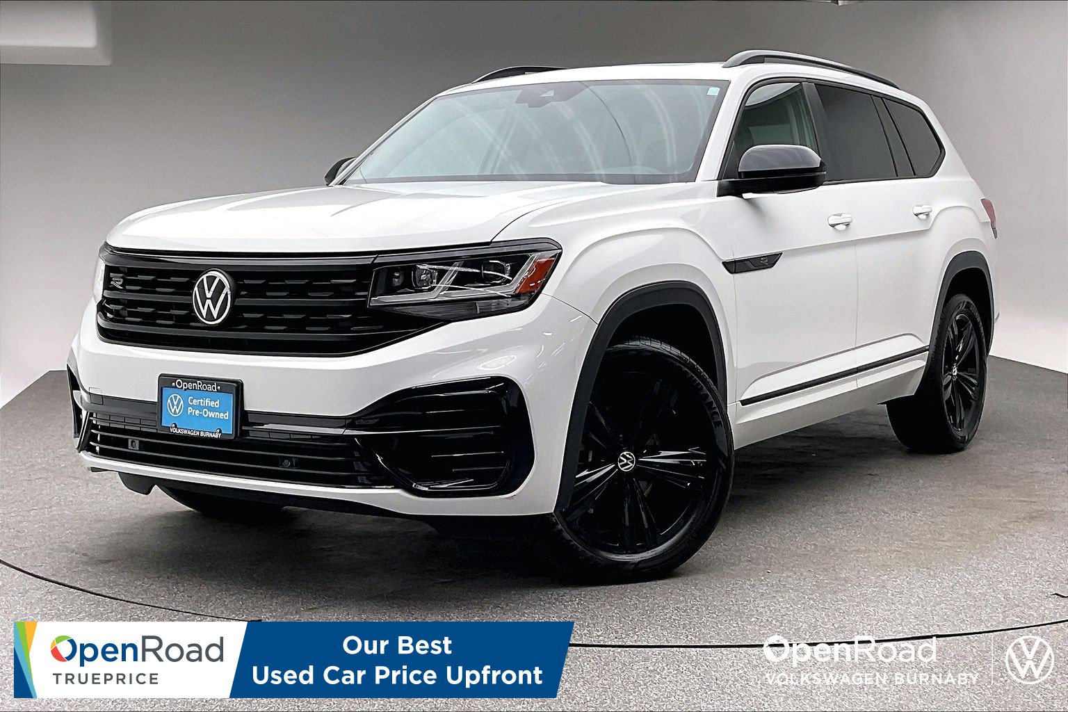 Pure White 2023 Volkswagen Atlas SUV / Crossover Automatic