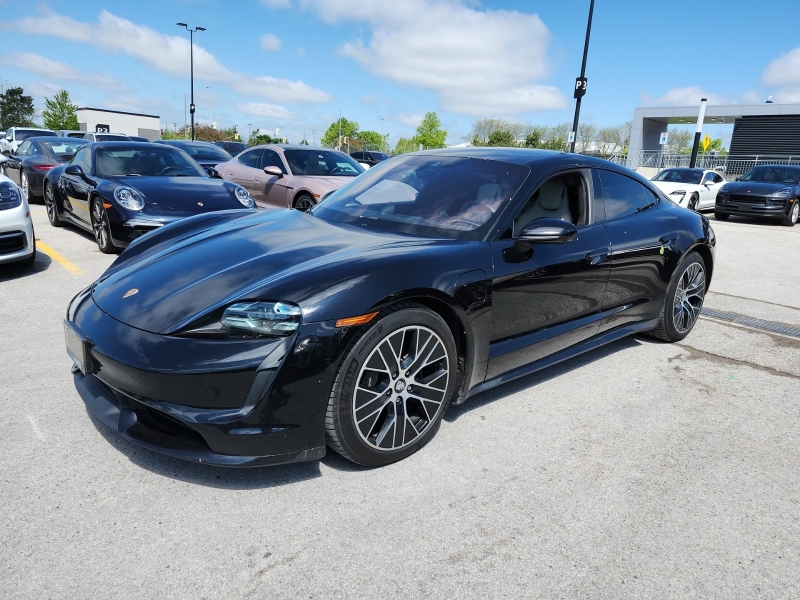 Jet Black Metallic 2020 Porsche Taycan Turbo AWD Sedan All-Wheel Drive Automatic