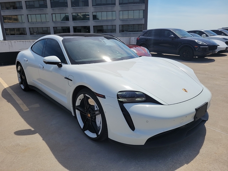 White 2020 Porsche Taycan Sedan All-Wheel Drive Automatic