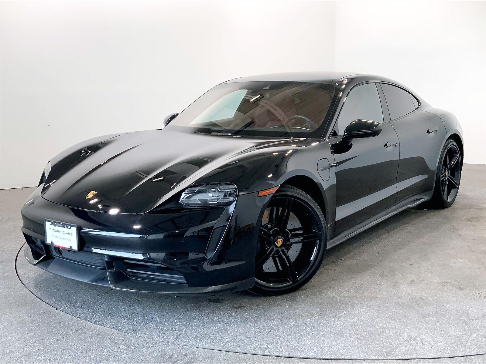 Jet Black Metallic 2020 Porsche Taycan Sedan All-Wheel Drive Automatic