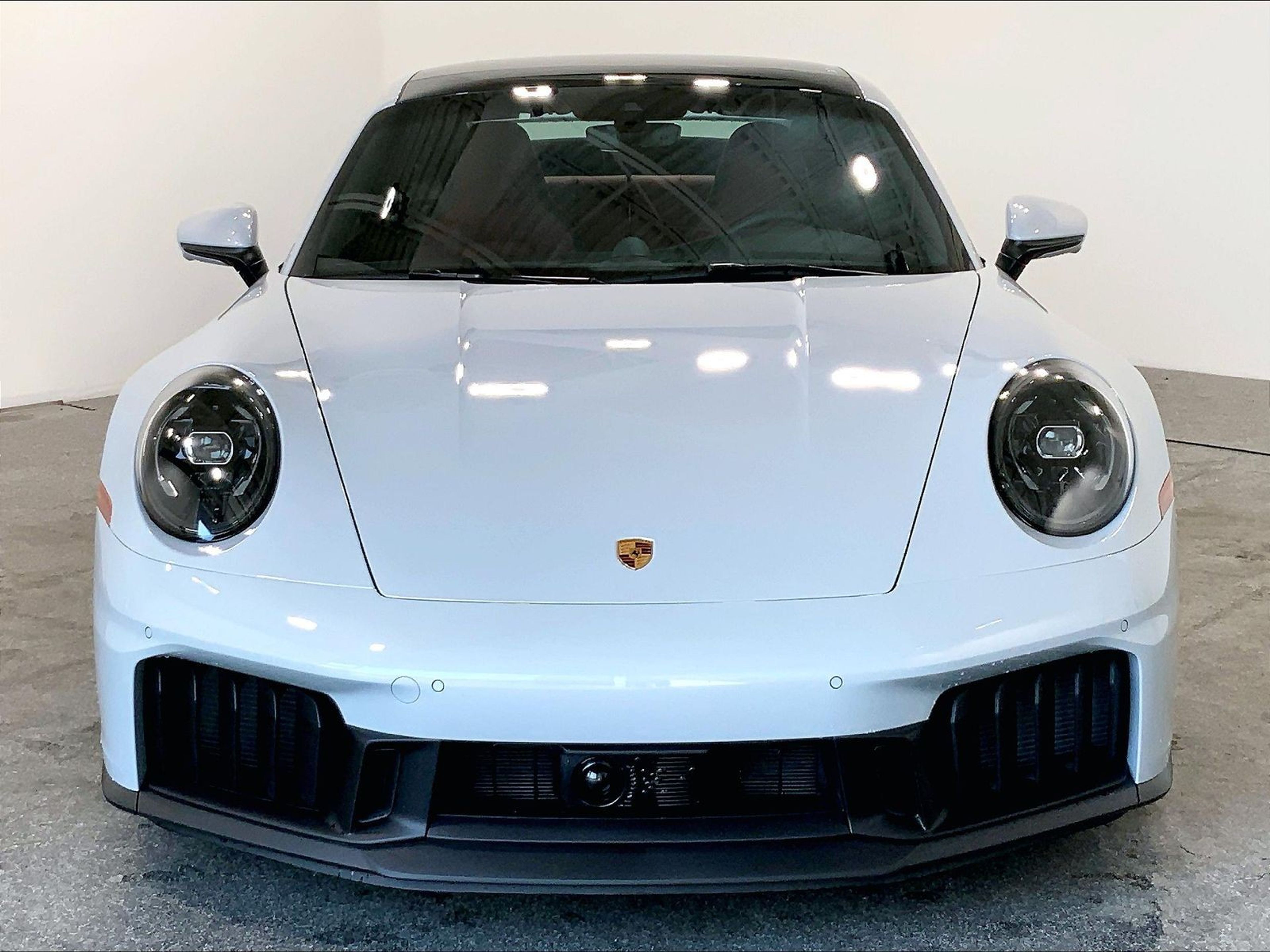 Gray (Ice Grey Metallic) 2025 Porsche 911 Coupe Rear-Wheel Drive Automatic