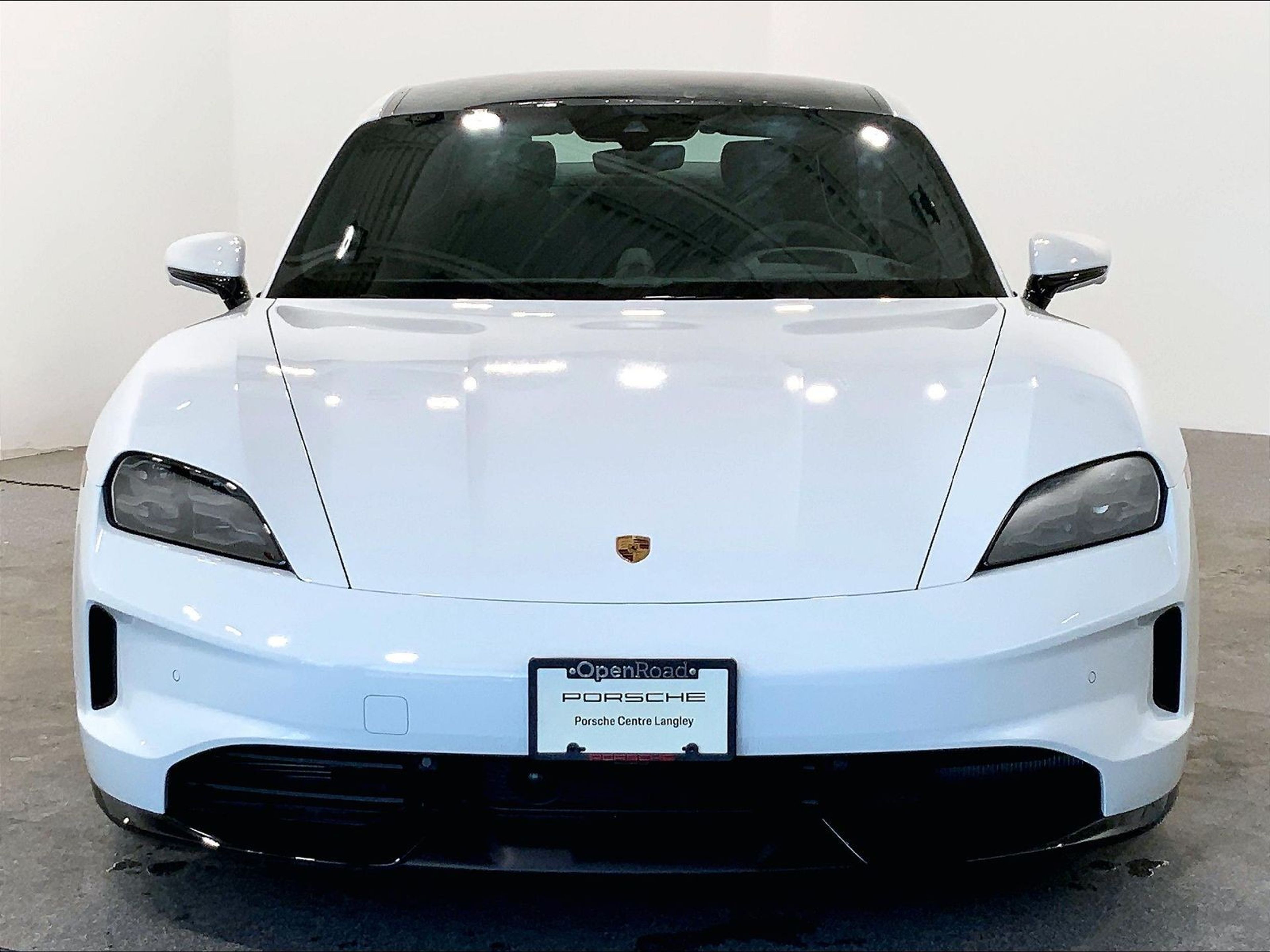 White 2025 Porsche Taycan   Automatic