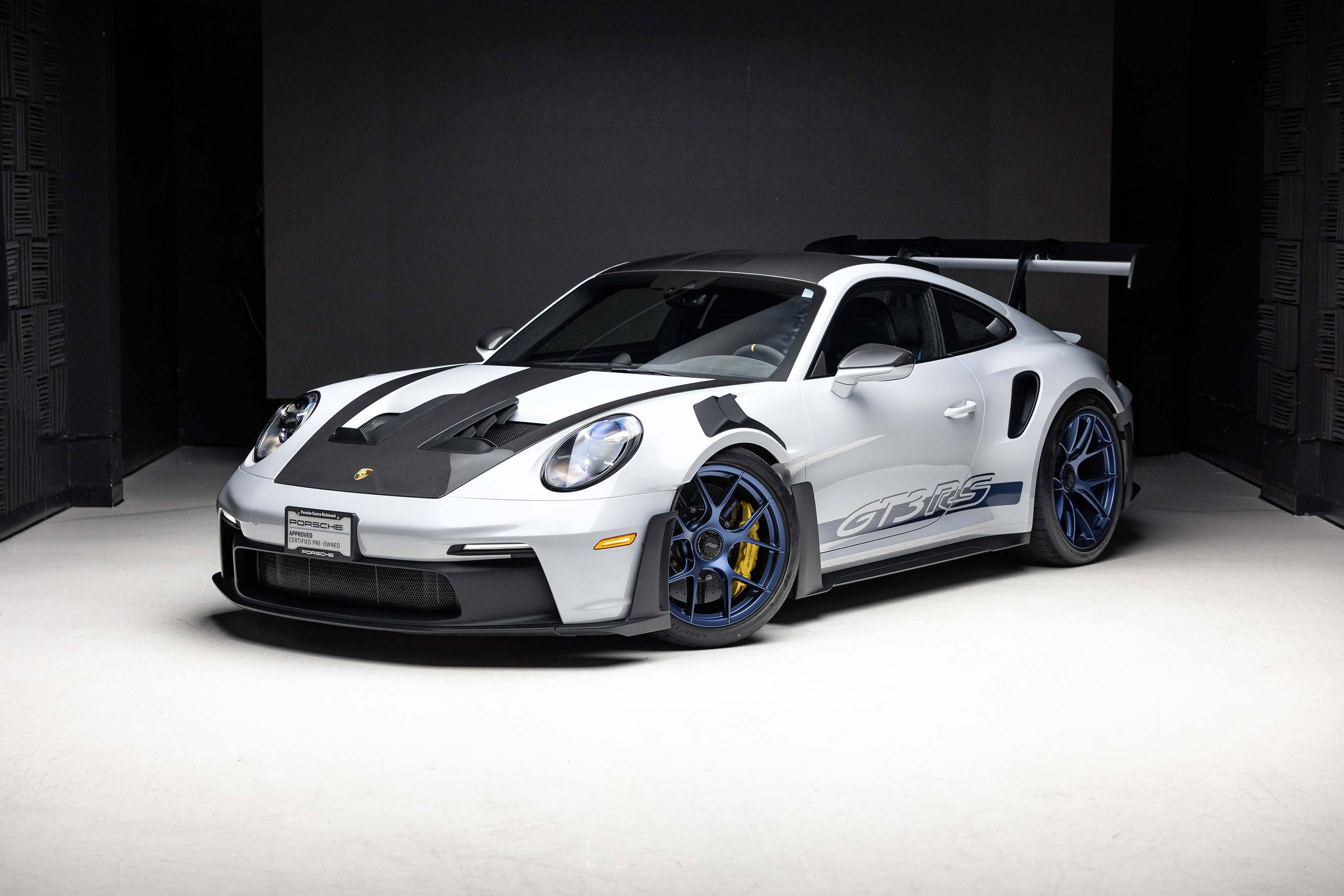 Gray (Ice Grey Metallic) 2024 Porsche 911 GT3 RS Coupe RWD Coupe Rear-Wheel Drive Automatic