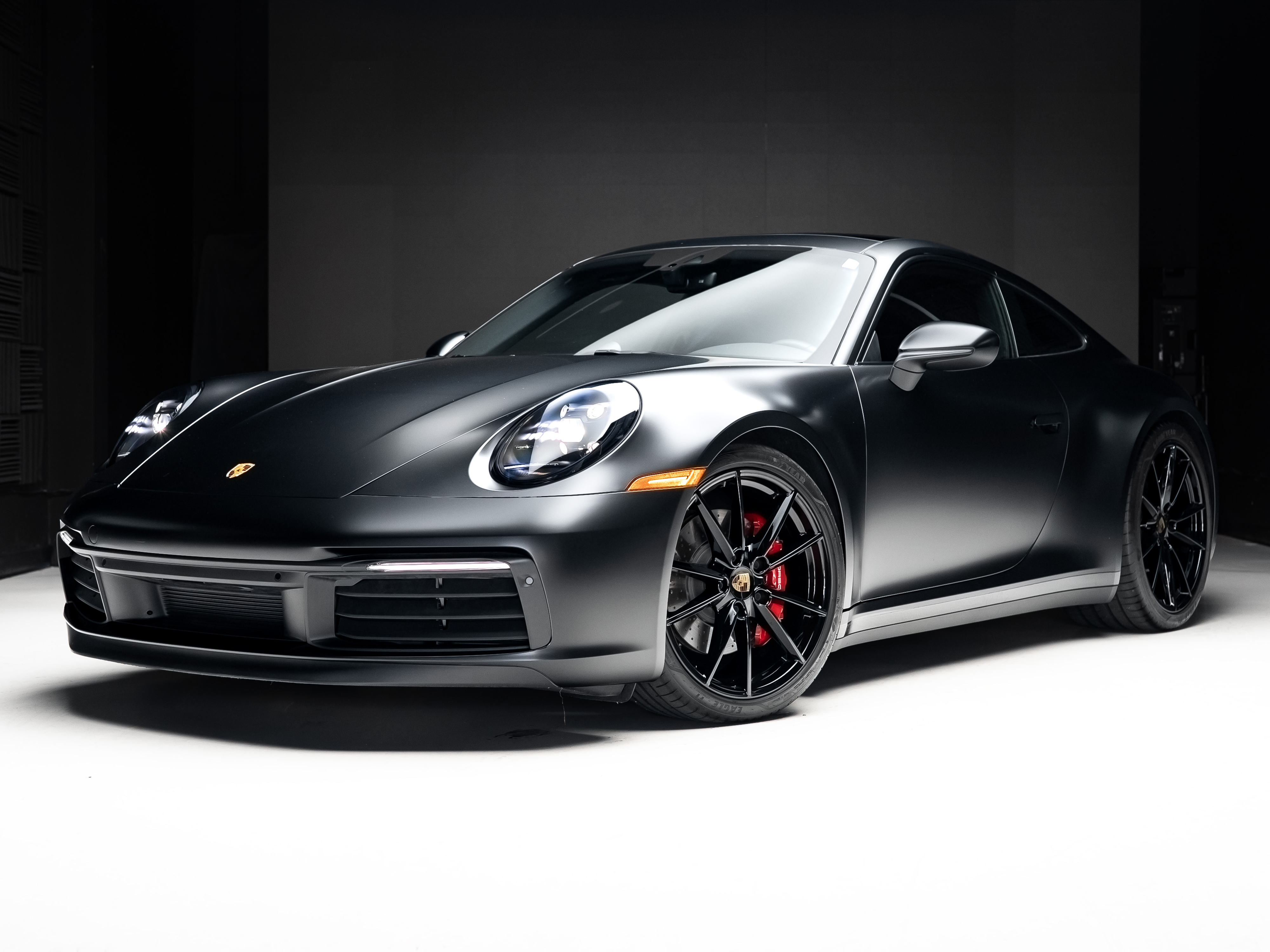 Black 2022 Porsche 911 Coupe Rear-Wheel Drive Automatic