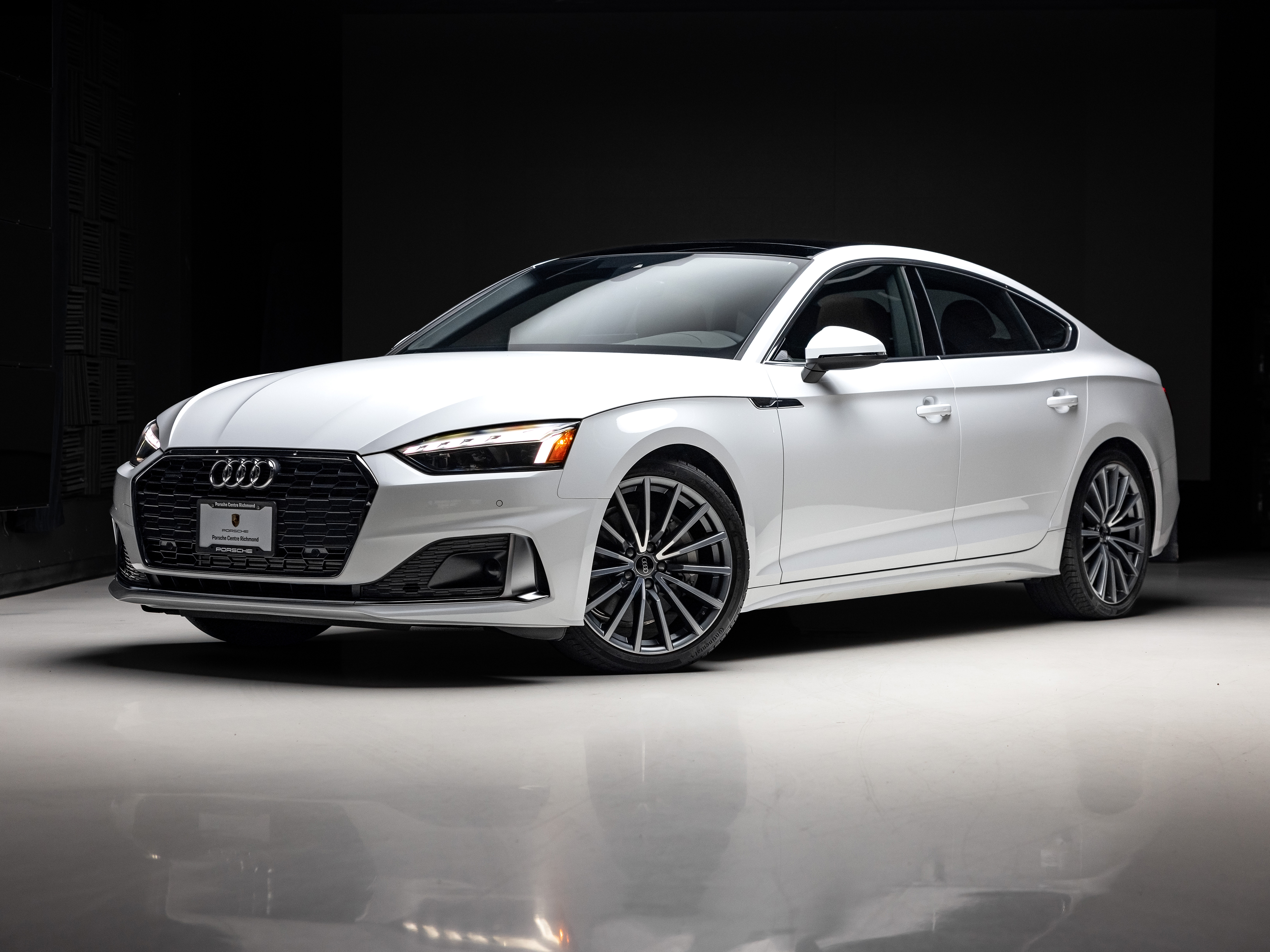 White 2024 Audi A5 Sportback Sedan  Automatic